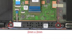 Unscrew and remove Mouse Buttons (2 x M2 x 2mm).