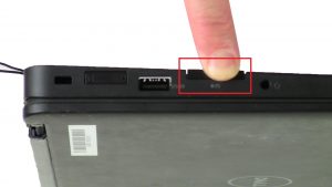 Press to eject and remove SD Card.