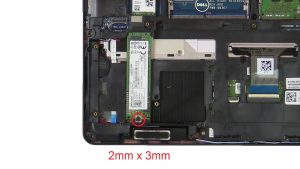 Unscrew and remove Solid State Drive (1 x 