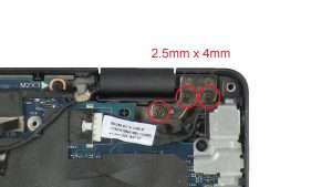 Unscrew and remove Display Assembly (6 x 