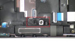 Unscrew and remove SSD bracket (1 x M2 x 3mm).