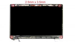 Unscrew and turn over LCD Panel (4 X 2.5mm x 3.5mm).