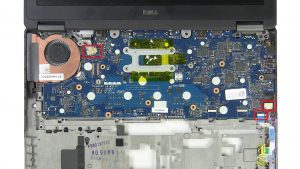 Unscrew and disconnect Motherboard (8 x 