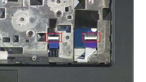 Unscrew and disconnect Palmrest (12 x M2 x 3mm)(13 x 