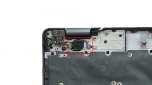 Unscrew and remove Power Button.