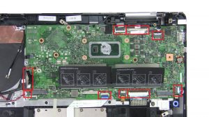 Disconnect motherboard cables.