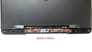 Unscrew and remove Display Assembly (8 x 