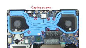 Unscrew and remove Heatsink (7 x captive screws).