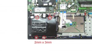 Unscrew and disconnect Hard Drive (4 x 