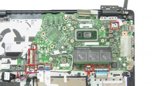 Disconnect motherboard cables.