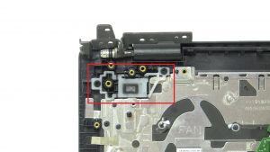 Unscrew and remove Power Button (2 x M2 x 3mm).