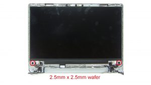 Unscrew and turn over LCD Panel (2 x M2 x 2mm) (2 x 