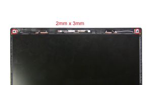 Unscrew then turn over and disconnect LCD Panel (6 x M2.5 x 3mm wafer) (2 x 