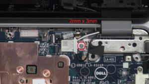 Unscrew and disconnect WLAN antennas.