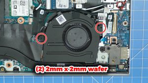 Unscrew and disconnect the CPU Cooling Fan (2 x 