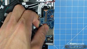 Remove the I/O board screw (1 x M2 x 3mm).