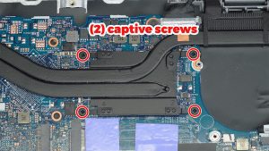 Unscrew and remove the CPU Heatsink (4 x captive screws).