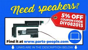 Need speakers? Visit us at www.parts-people.com