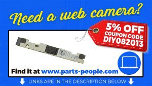 Need a Web Camera? Visit us at www.parts-people.com