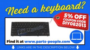 Need a Keyboard? Visit us at www.parts-people.com.