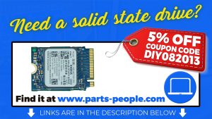 Need an SSD? Visit us at www.parts-people.com.