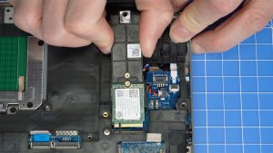 Unscrew and remove the M.2 SSD (1 x 