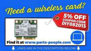 Need a WiFi Card? Visit us at www.parts-people.com.