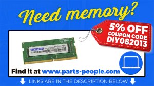 Need RAM/Memory? Visit us at www.parts-people.com.