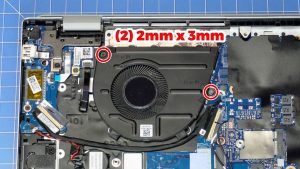 Unscrew the Cooling Fan (2 x 