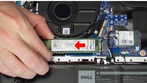 Unscrew and remove the M.2 2230 SSD (1 x 