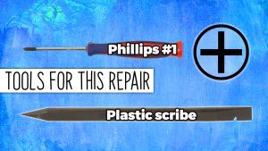 Use a Phillips #1  Screwdriver to loosen the 