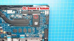 Use a Phillips Screwdriver to unscrew and remove the SSD bracket (1 x 