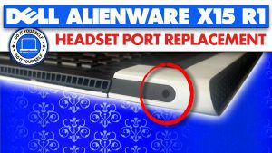 Disconnect the headset port cable.
