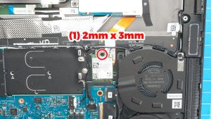Unscrew and remove the WiFi bracket.