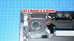 Unscrew and remove the Cooling Fans (4 x 