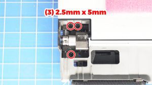 Unscrew and remove the LCD Display Assembly (6 x 