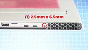 Unscrew and slide off the Rear I/O Cover (2 x 2.5mm x 6.5mm).