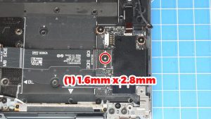 Unscrew and disconnect the I/O circuit board cable.