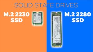 There are 2 SSD types available for this model. The 2230 & 2280.