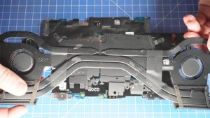 Unscrew and remove the Heatsink Cooling Fan Assembly (8 x 