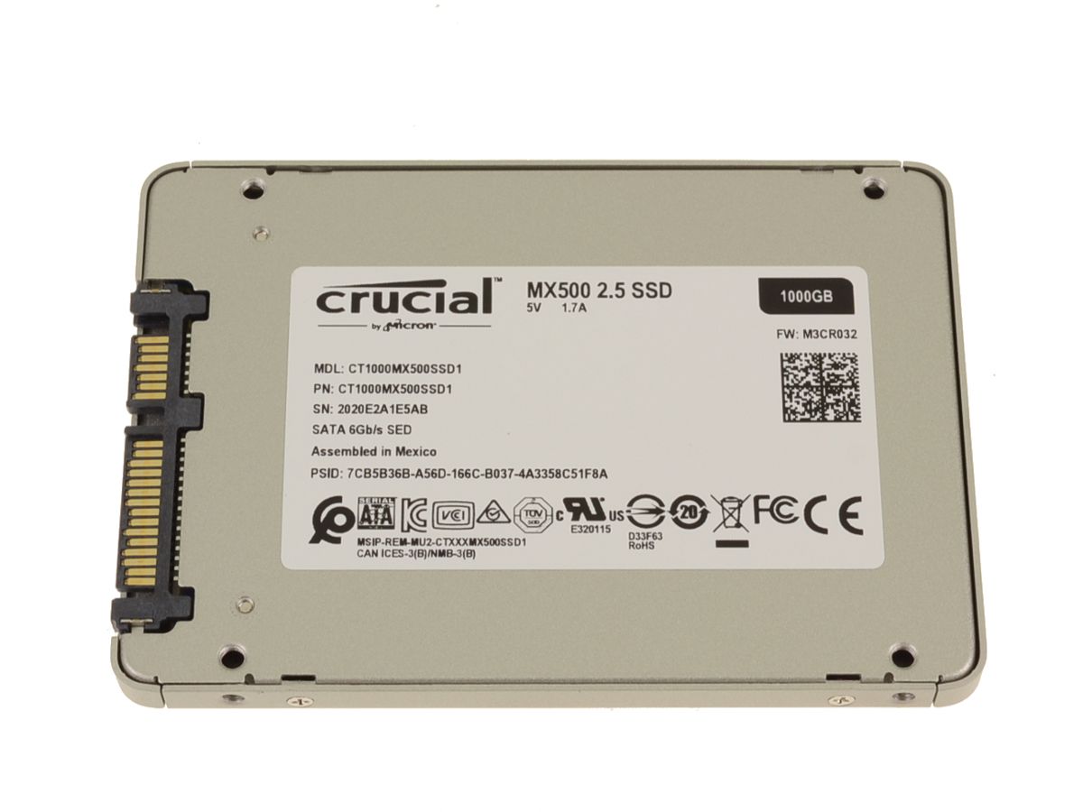PC/タブレット PCパーツ New Crucial MX500 Series SSD 1TB SATA III SSD 6Gbp/s 2.5