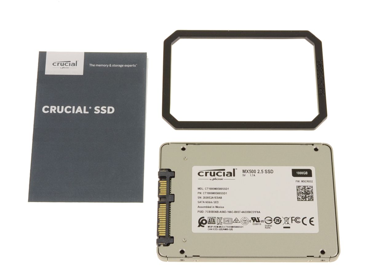 PC/タブレット PCパーツ New Crucial MX500 Series SSD 1TB SATA III SSD 6Gbp/s 2.5