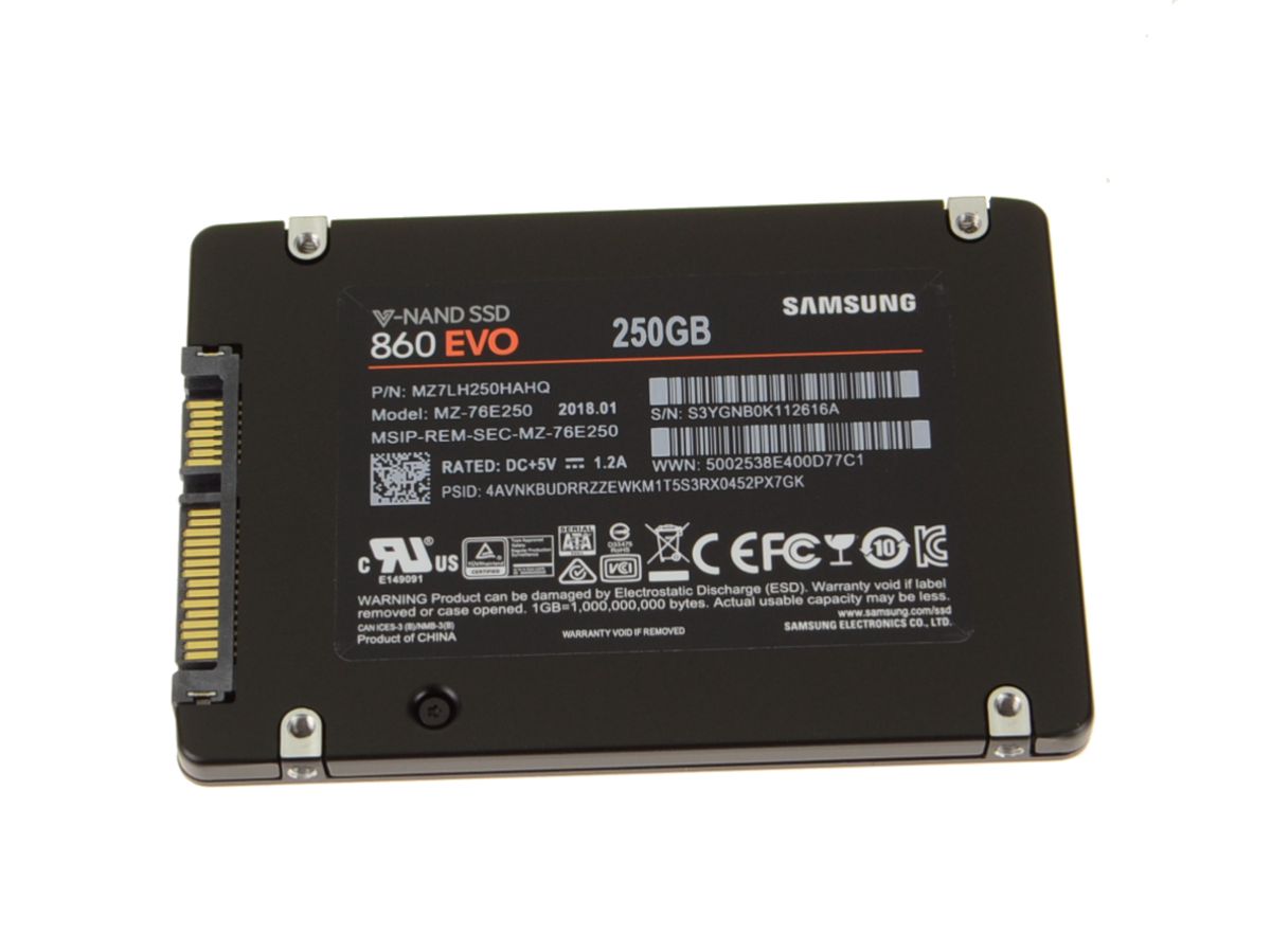 New Samsung SSD 860 EVO 250GB SATA III SSD 6Gbp/s 2.5