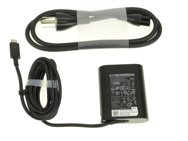 Cavo UK 450-AGOL Genuine DELL 65W Type-C Charger Alimentatore Ac Adapter 