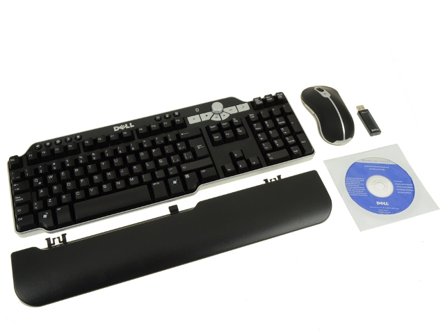 New Spanish Dell OEM Wireless Desktop Keyboard GM946