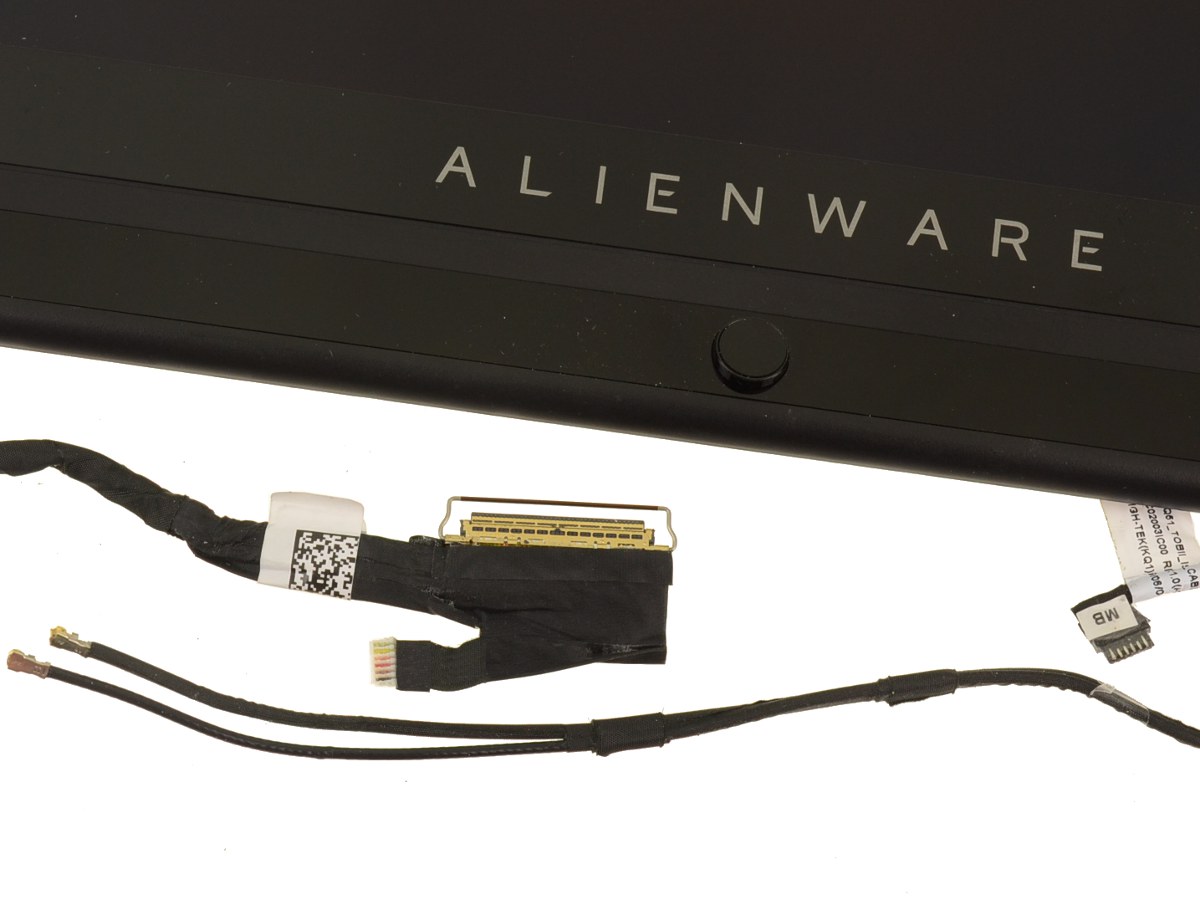 Genuine alienware m15x 15.6 lcd screen "lid hinges bar p9169 