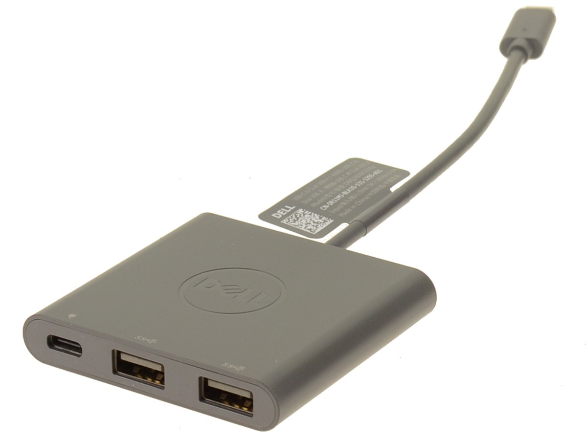 New Dell OEM USB-C to Dual USB-A with Power Pass-Through R11MJ