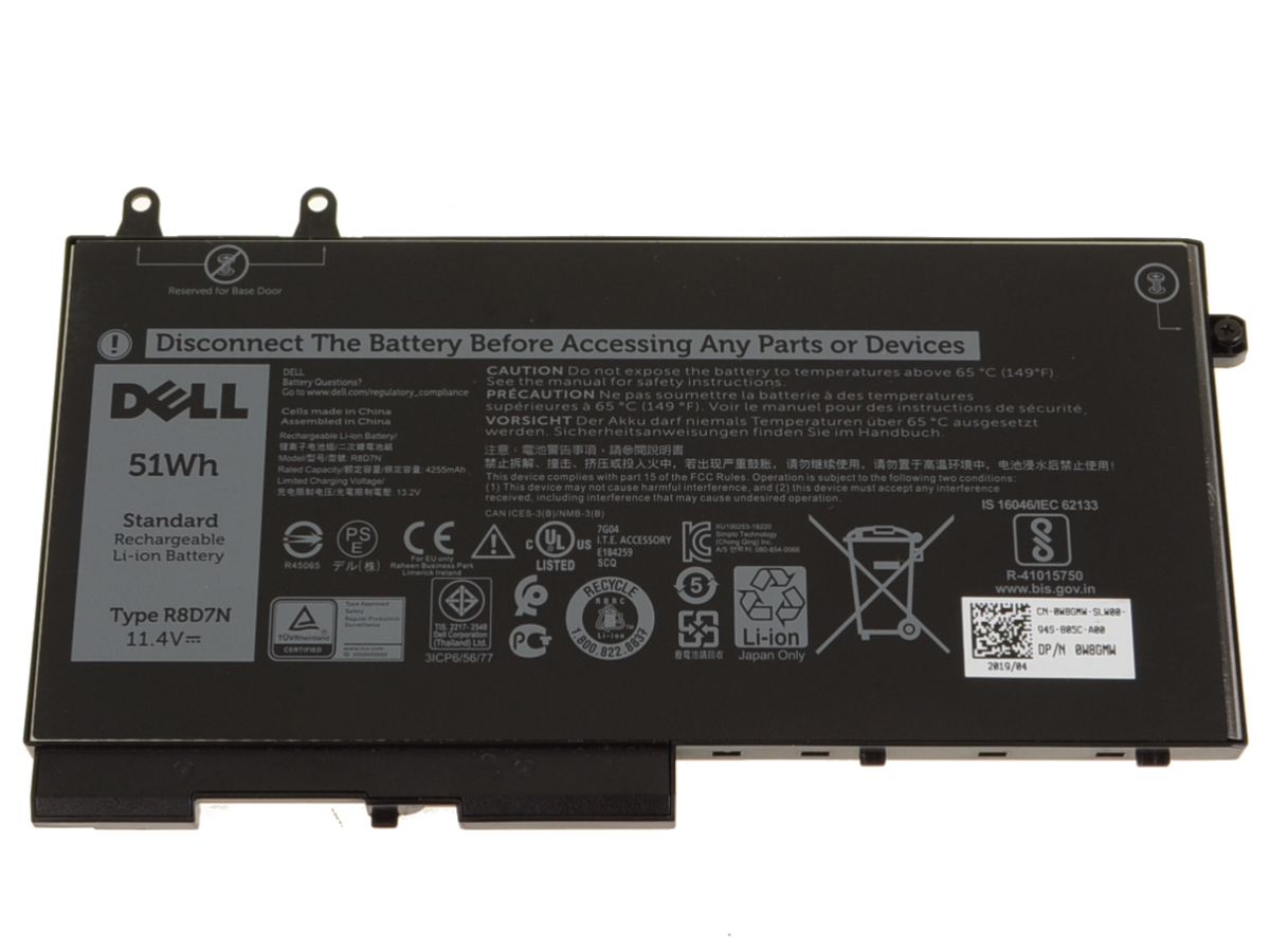 Dell OEM Original Latitude 5400 5401 5500 Battery R8D7N