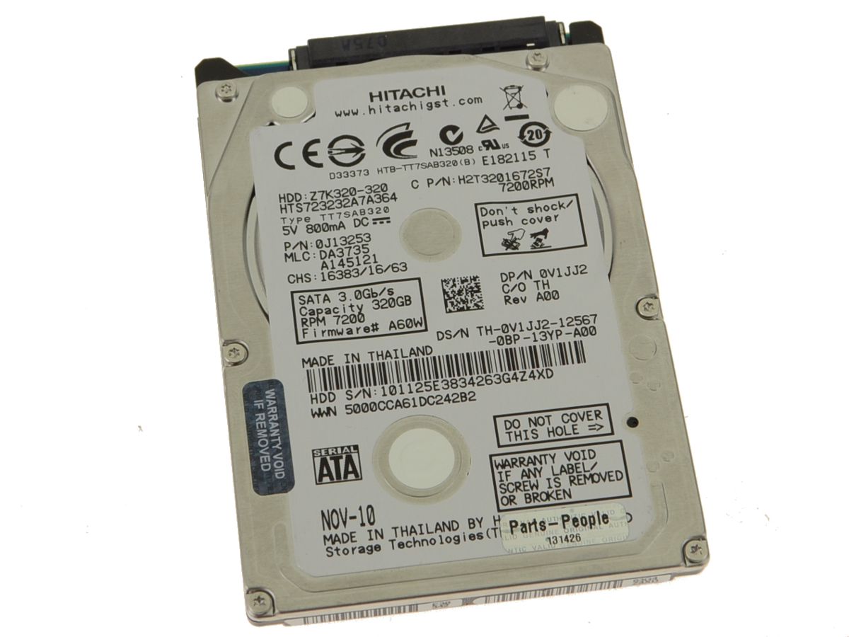 250GB HARD DRIVE FOR Dell XPS M1210 M1330 M1530 M1710 M1730 M2010 1640 1645 16 
