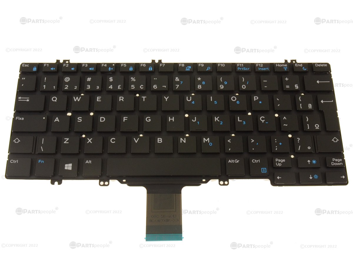 New Brazilian Dell OEM Latitude 5289 Laptop Keyboard WNTX6